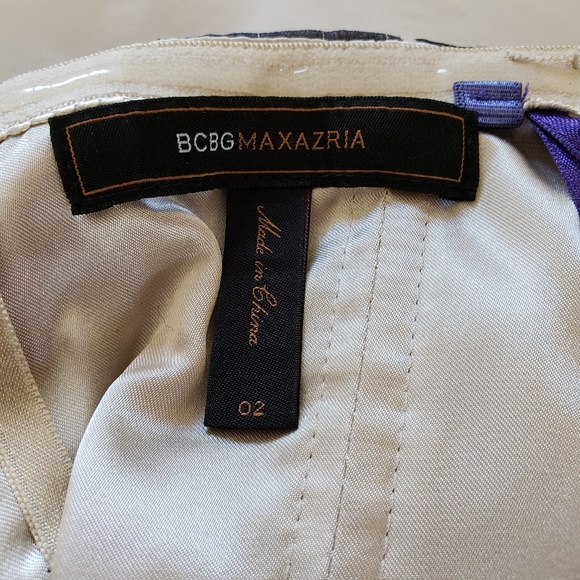 BCBGMaxAzria Gown Dress Maxi Silk Chiffon Strapless Size 2 Romantic Purple - Picture 6 of 8